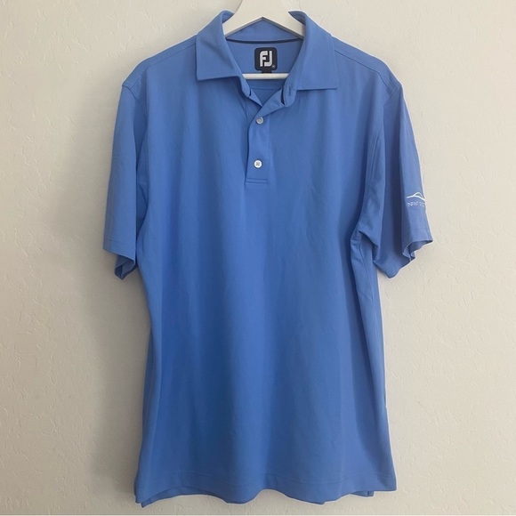 FootJoy Light Blue Polo Size Medium - Picture 1 of 7